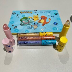 ColourPop Pokémon Collection with Pink and Yellow set